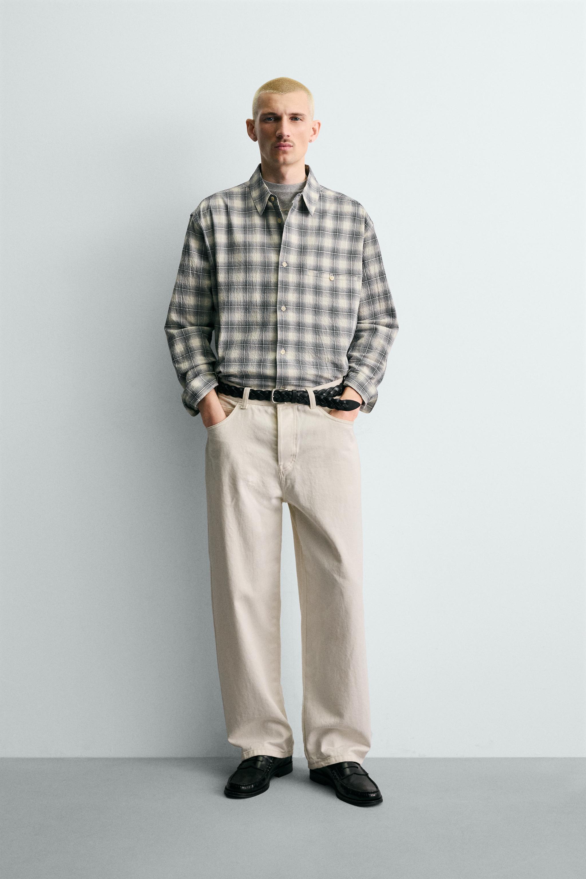PLAID BOXY FIT SHIRT